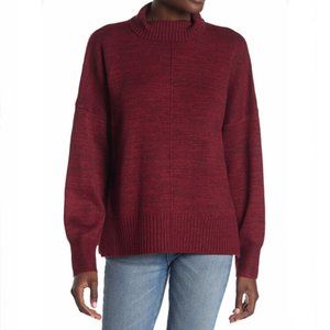 French Connection Burgundy Turtle Neck Sweater